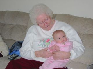 Megan with Nana